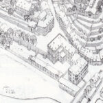 Ansicht um 1846 Isometrie Alois Grimm von 1948