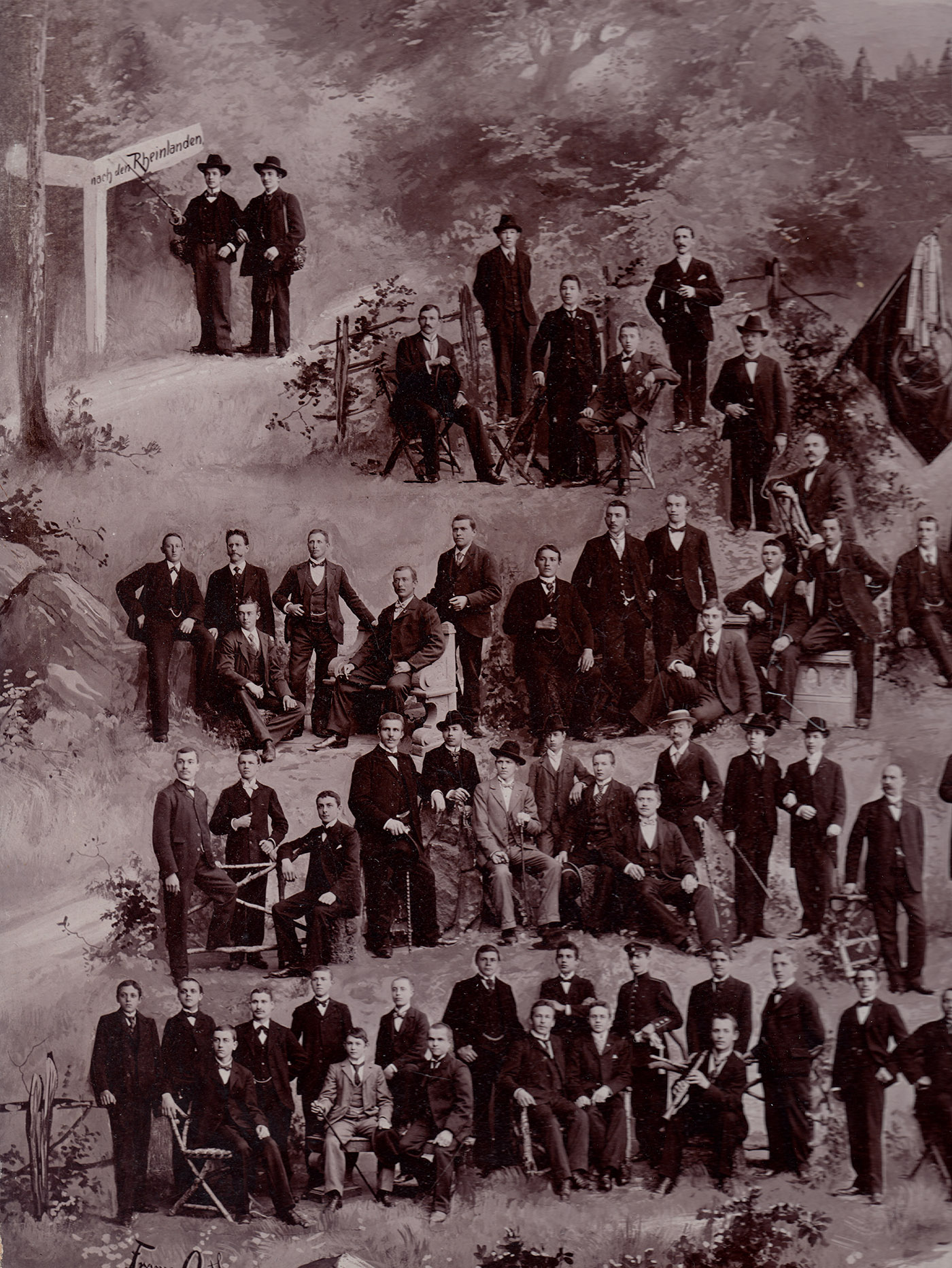 1902 Ausschnitt aus Familienfoto GG Franz Orth