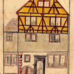 1927 Oktober Fischergasse 12 als Kinderzeichnung GG