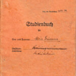 1942 Studienbuch Titelseite