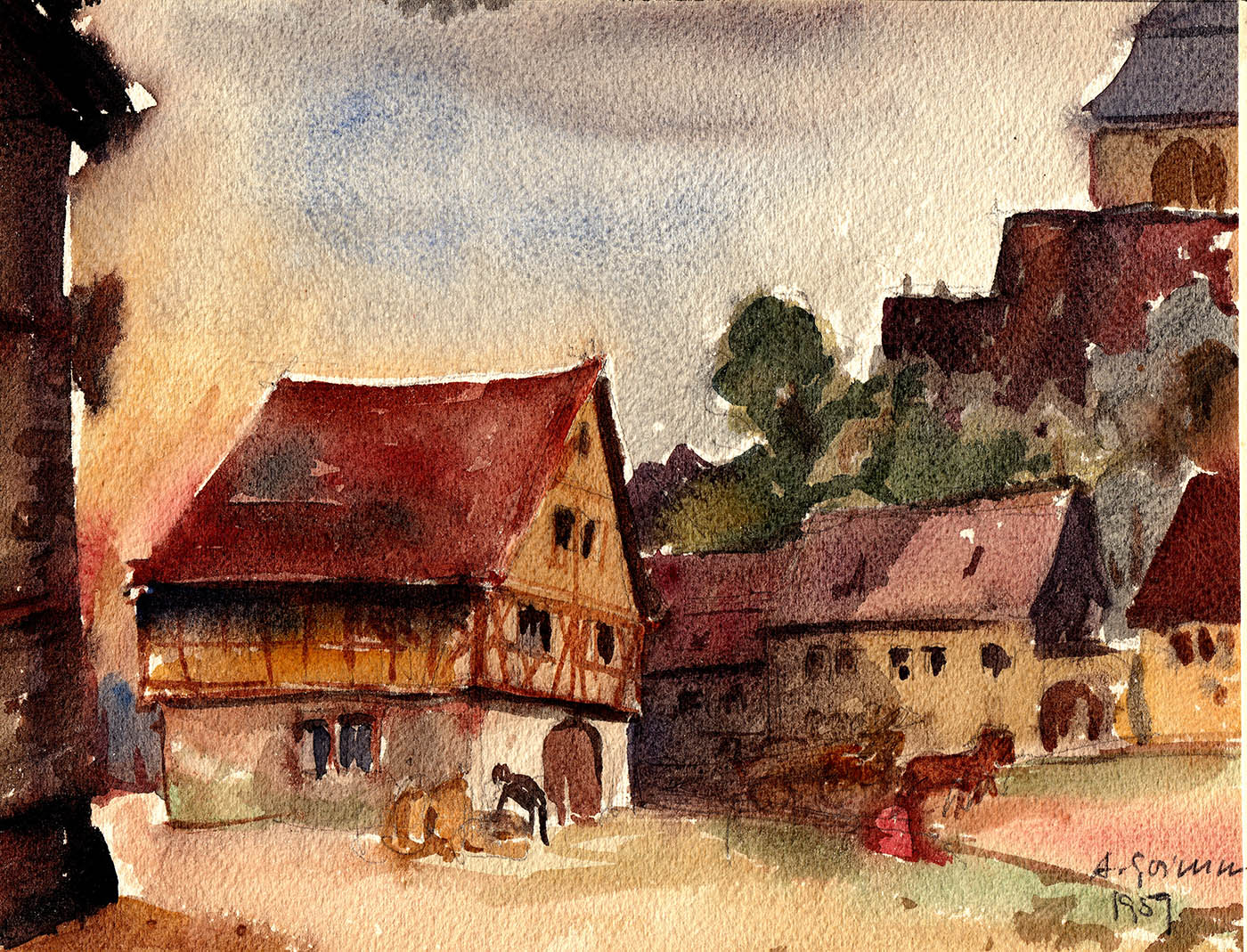 1959 Mehlwage am Freihofsplatz GG