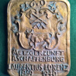 Alois Grimm Metzgerzunft seit 1694 in Erinnerung an seinen Schwiegervater