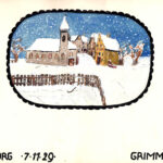 Aquarell Weihnachtsmotiv 1