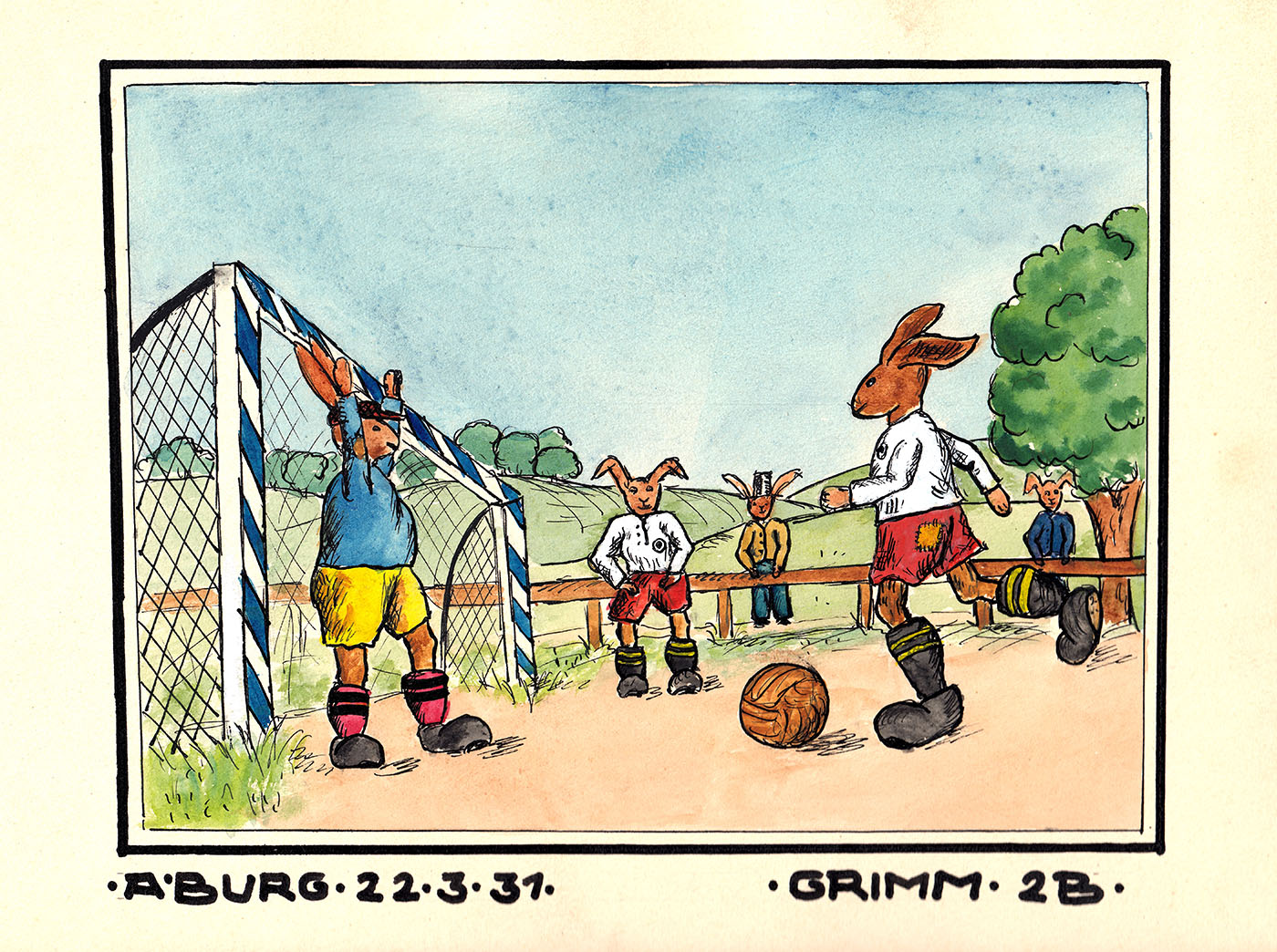 Aquarell mit Tusche 22