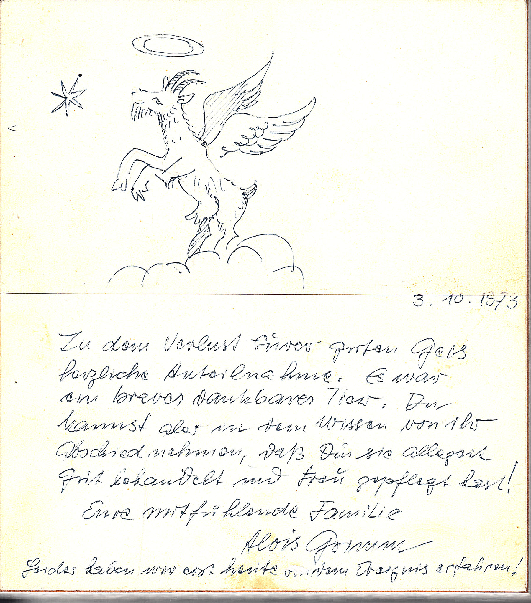 Zum Tode der Geis von Theo Schneider