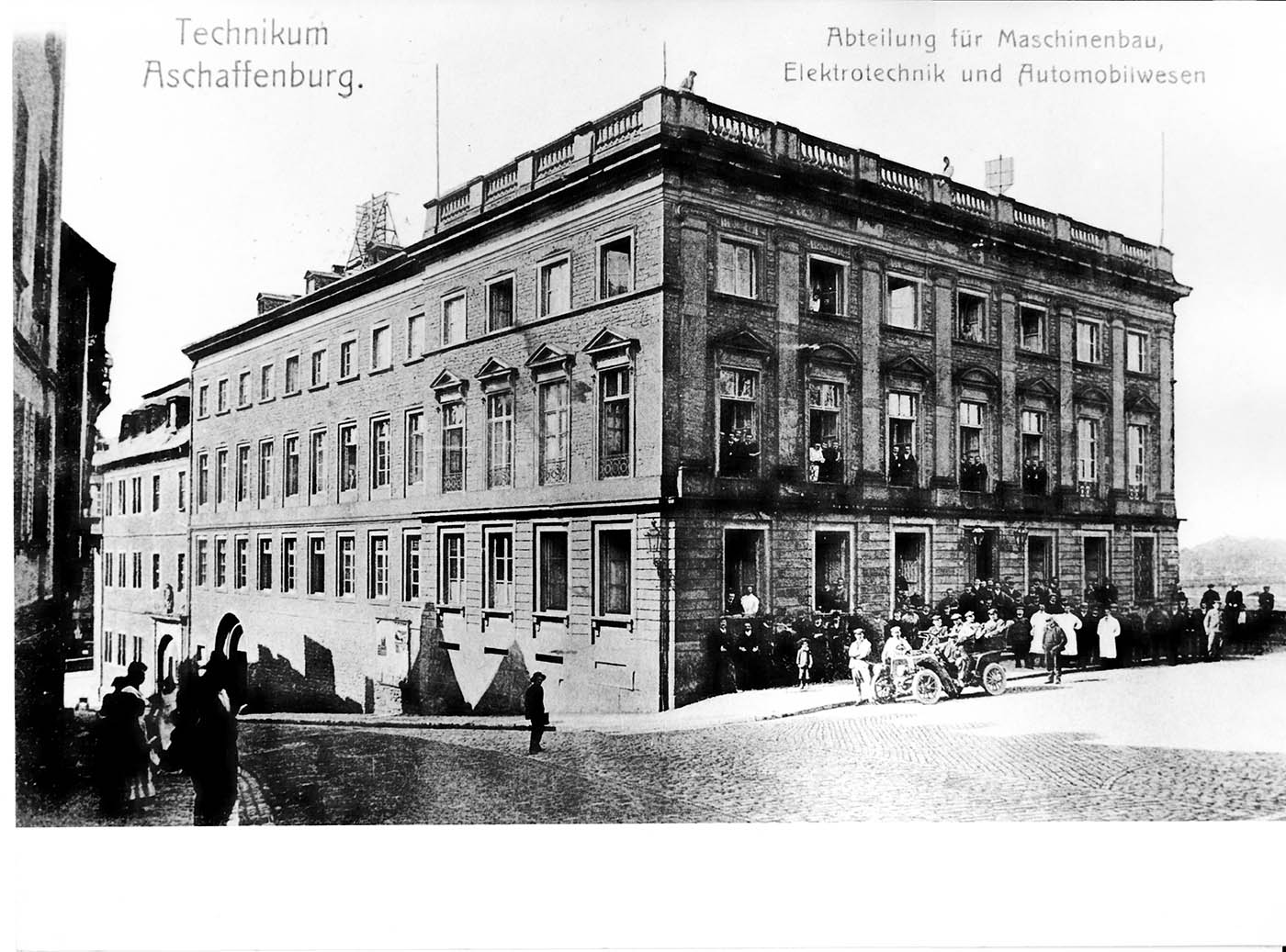 1910 Bassenheimer Hof als Technikum Postkarte
