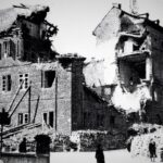 1945 Januar Bassenheimer Hof vom Wilden Mann aus gesehen