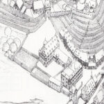 Ansicht um 1720 Isometrie Alois Grimm von 1949