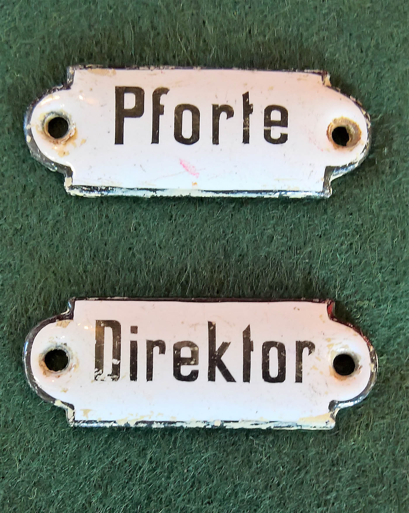 Schilder aus der Meisterschule